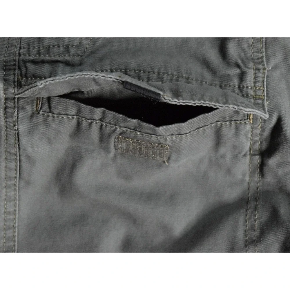 Wrangler Men's 46 Olive Green Hiker Cargo Shorts Cotton Ripstop Comfort Waist